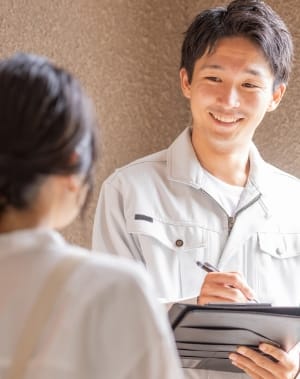 他社で対応してくれない小さな工事も一生懸命