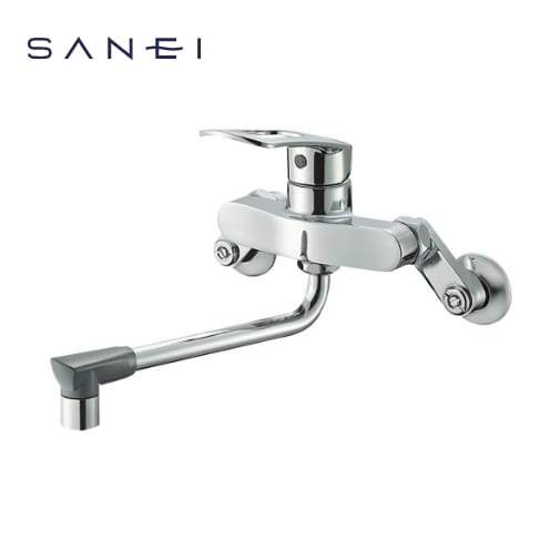 K17110ED-13工事費込みセット｜SANEIキッチン水栓 壁付シングルレバー混合栓