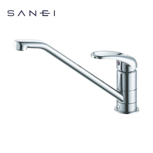 K87110TJV工事費込みセット｜SANEIキッチン水栓 台付シングルレバー混合栓