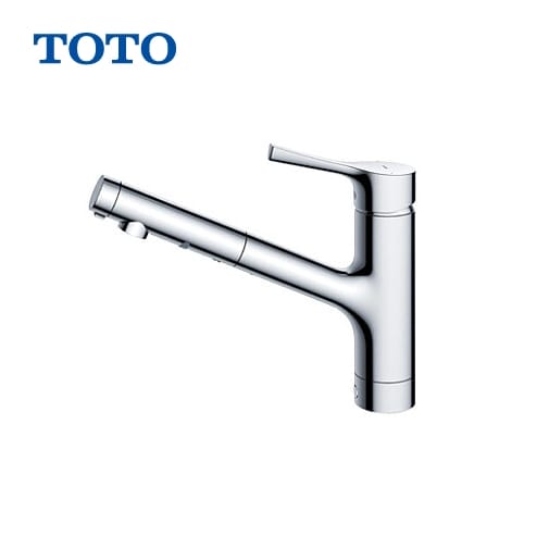 TKS05305JA工事費込みセット｜TOTOキッチン水栓 台付シングルシャワー混合栓