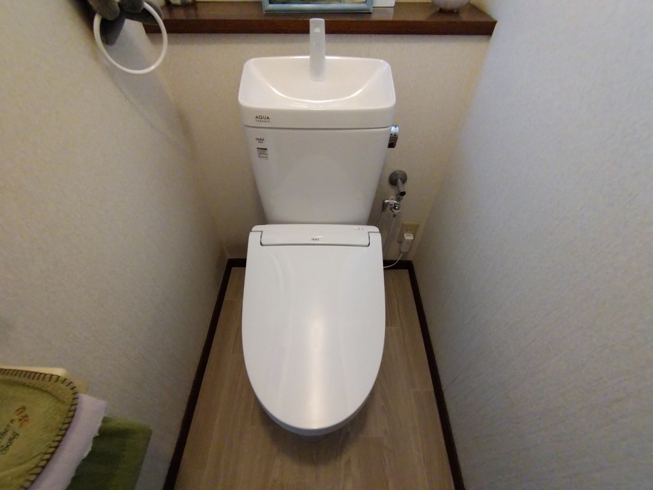 大分市M様　トイレ　便器YBC-Z30H/YDT-Z380H　温水洗浄便座CW-KA31　LIXILトイレ交換施工事例工事後写真