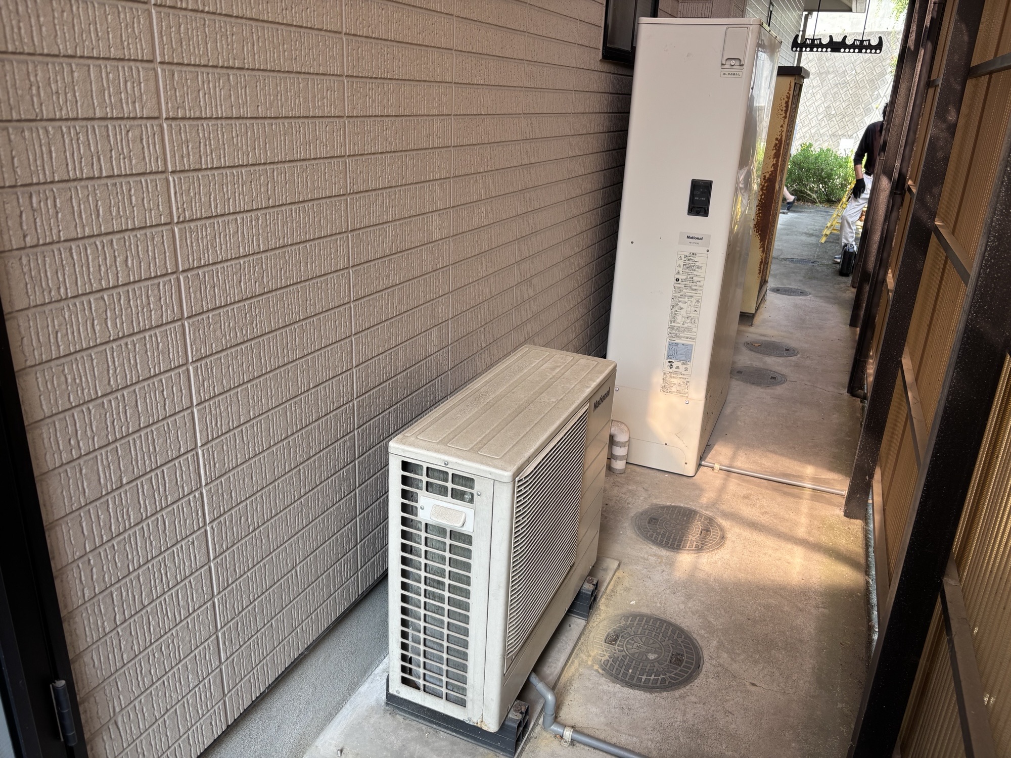 大分市Y様邸HE-H37LQSパナソニックエコキュート交換事例工事前写真