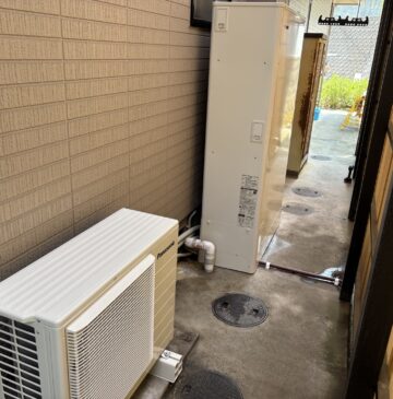 大分市Yエコキュートの施工事例工事後写真
