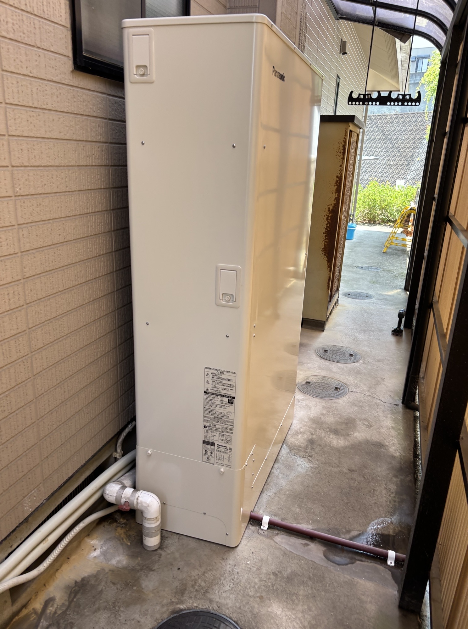 大分市Y様邸HE-H37LQSパナソニックエコキュート交換事例工事後写真2