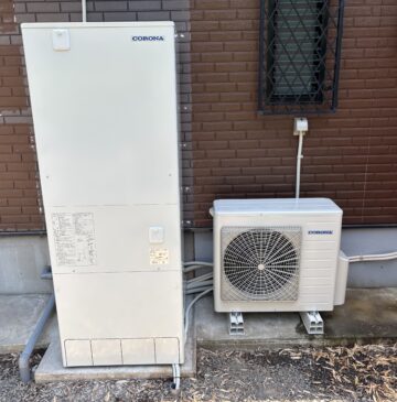 日出町Sエコキュートの施工事例工事後写真
