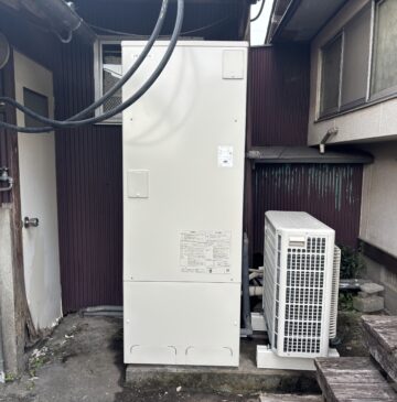大分市Tエコキュートの施工事例工事後写真