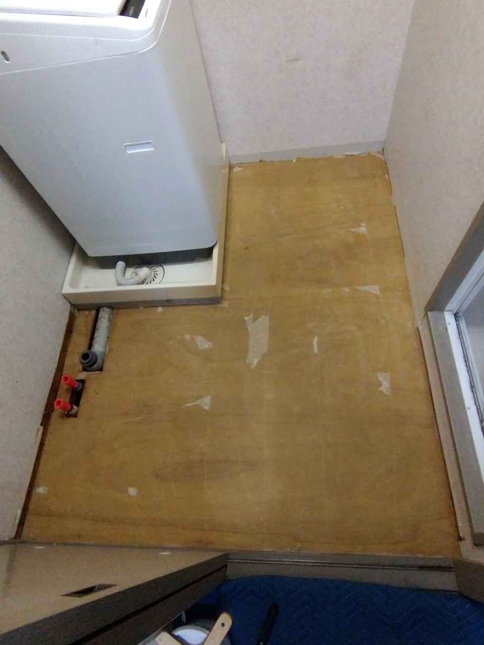大分市N様邸洗面台TOTOサクア交換施工事例工事イメージ01