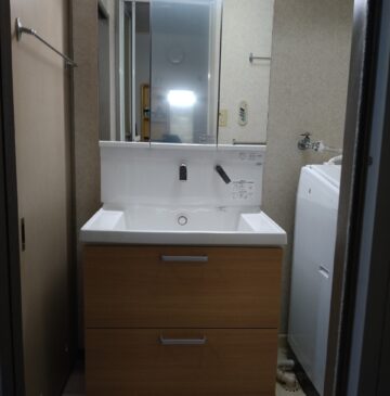 大分市N洗面台の施工事例工事後写真