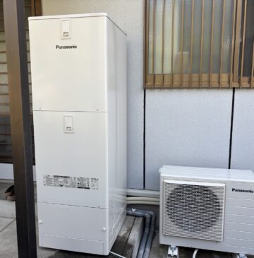 大分市Iエコキュートの施工事例工事後写真
