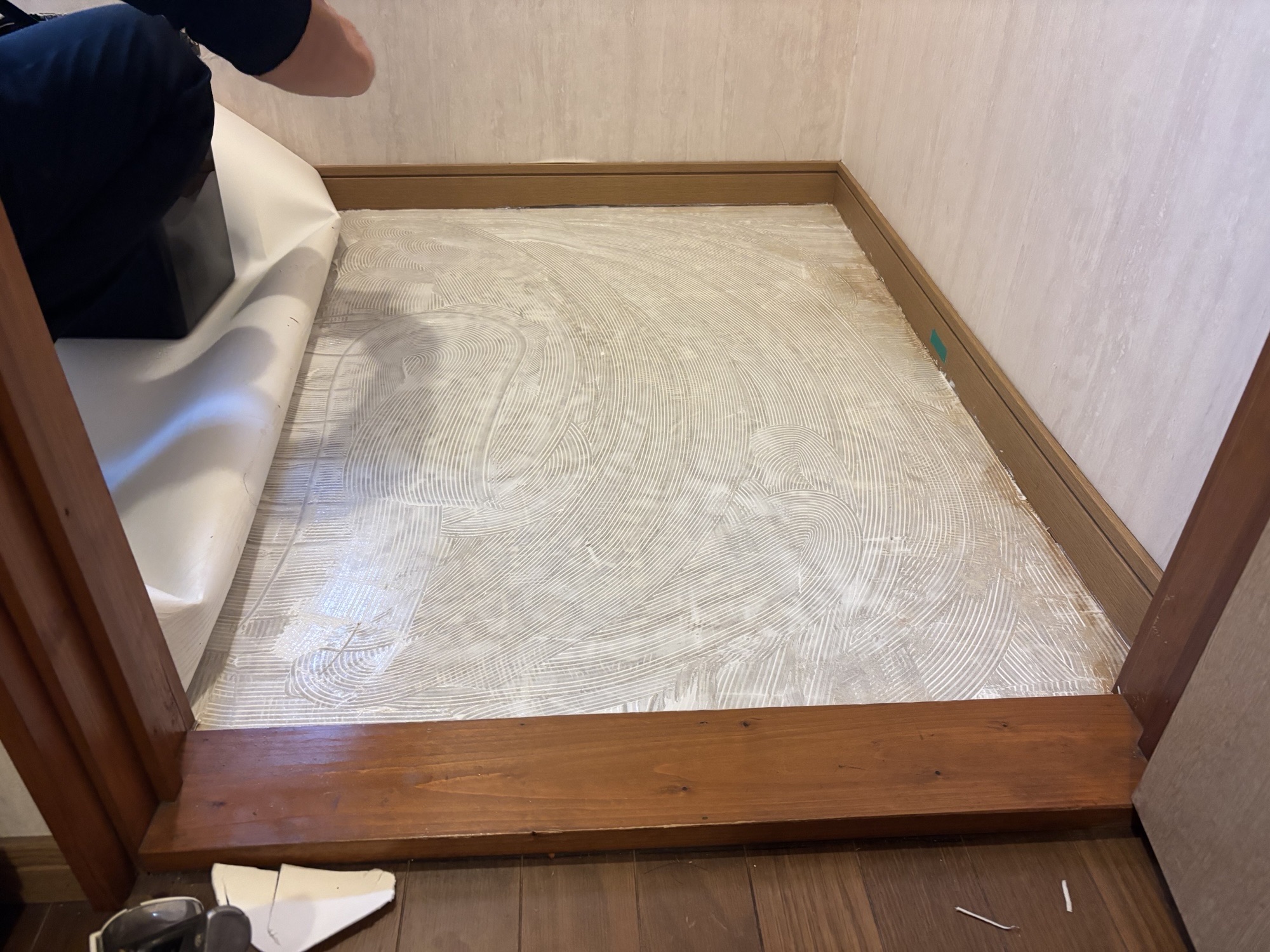 大分市I様邸TOTOピュアレストQR+アプリコットF1A　便器交換施工事例工事イメージ02