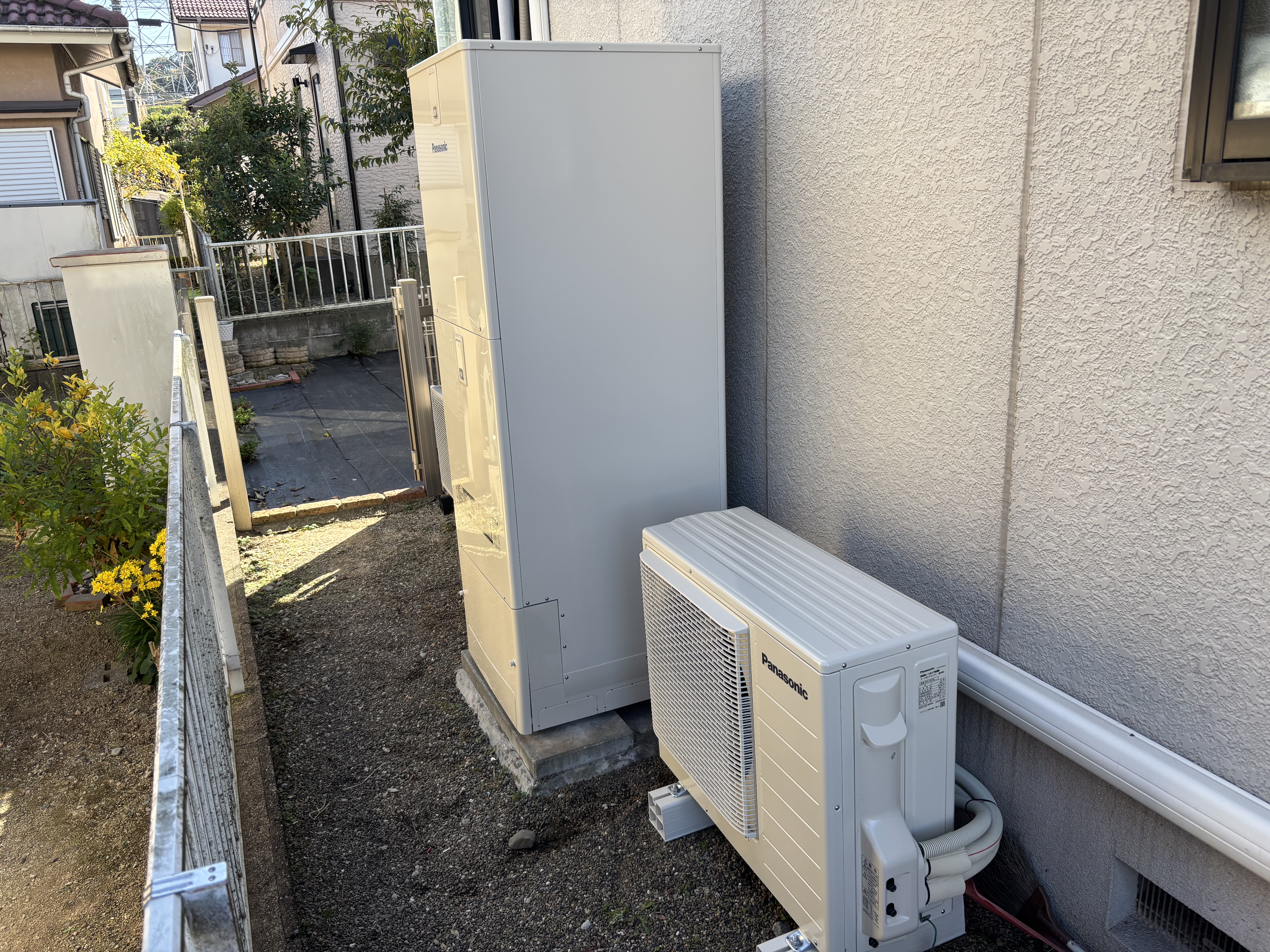 大分市N様邸貸家エコキュート交換　HE-S37LQS交換施工事例工事後写真