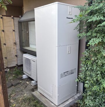 大分市Sエコキュートの施工事例工事後写真