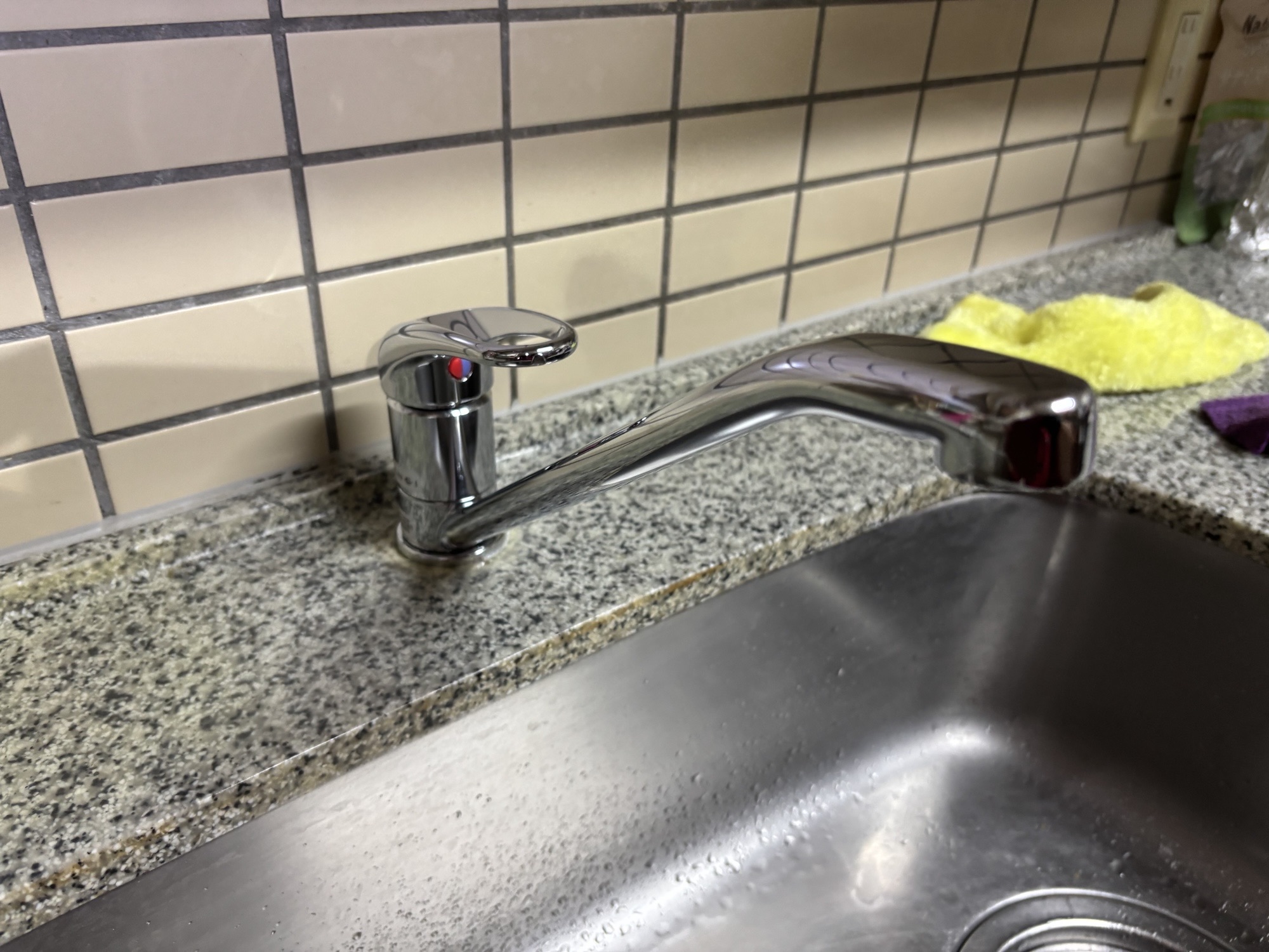 大分市K様邸キッチン水栓交換施工事例工事後写真