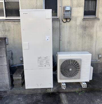 大分市Aエコキュートの施工事例工事後写真