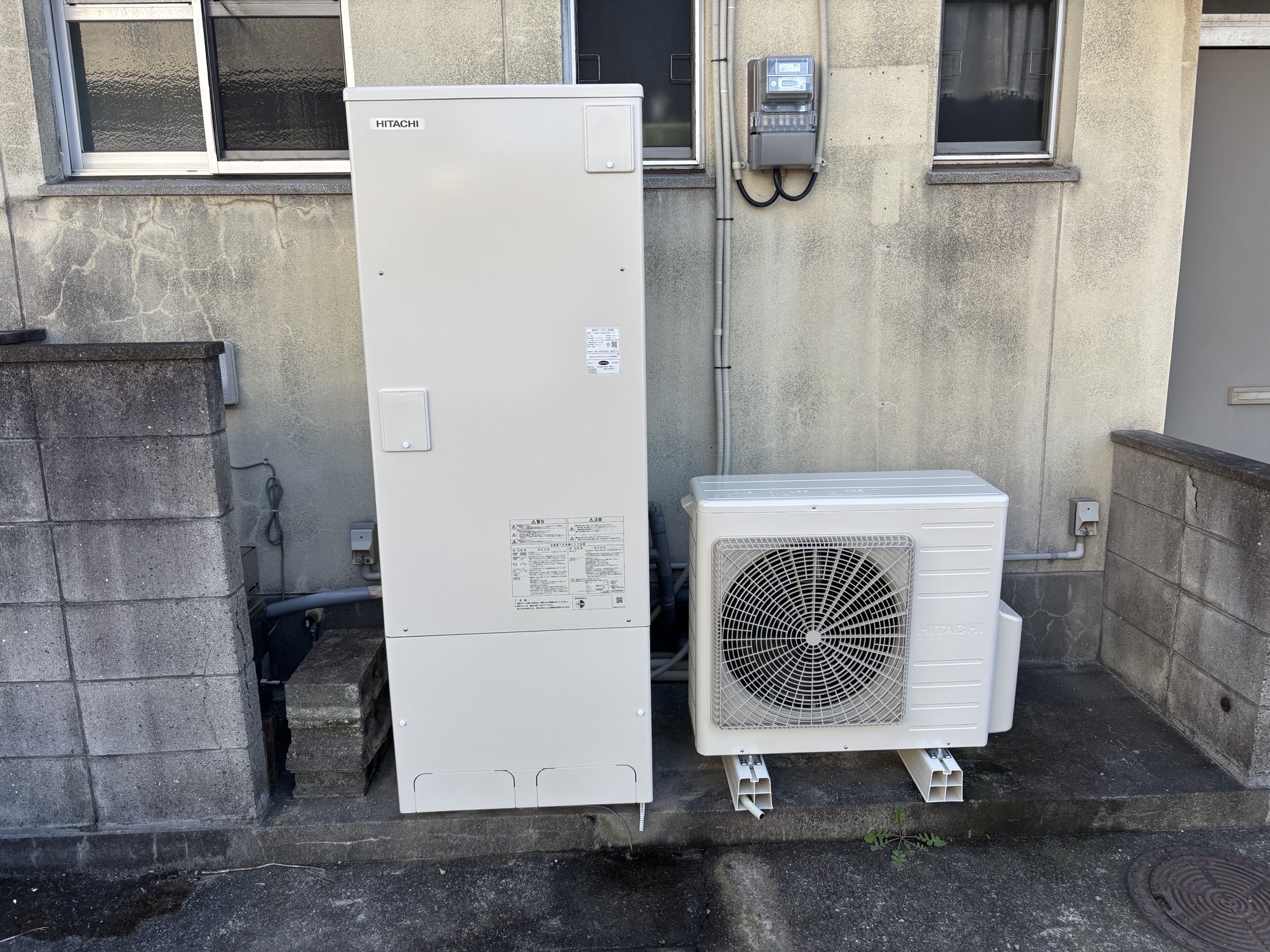 大分市A様邸BHP-ZN37WU　フルオートエコキュート交換施工事例工事後写真