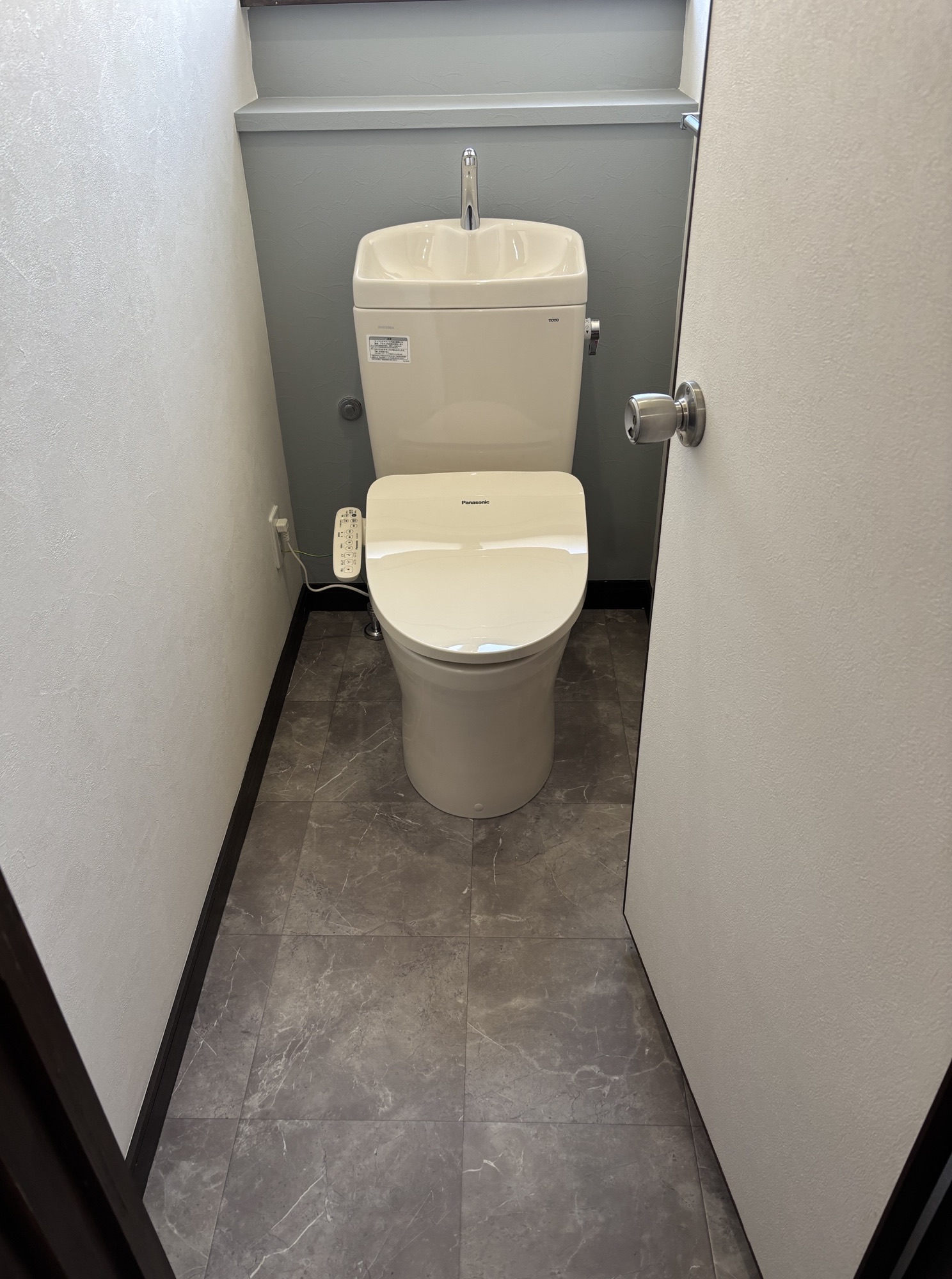 大分市A様TOTOピュアレストQR+パナソニックCH951S+内装パック　施工事例工事後写真