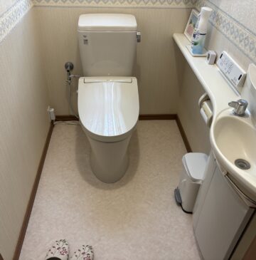 大分市Wトイレの施工事例工事後写真