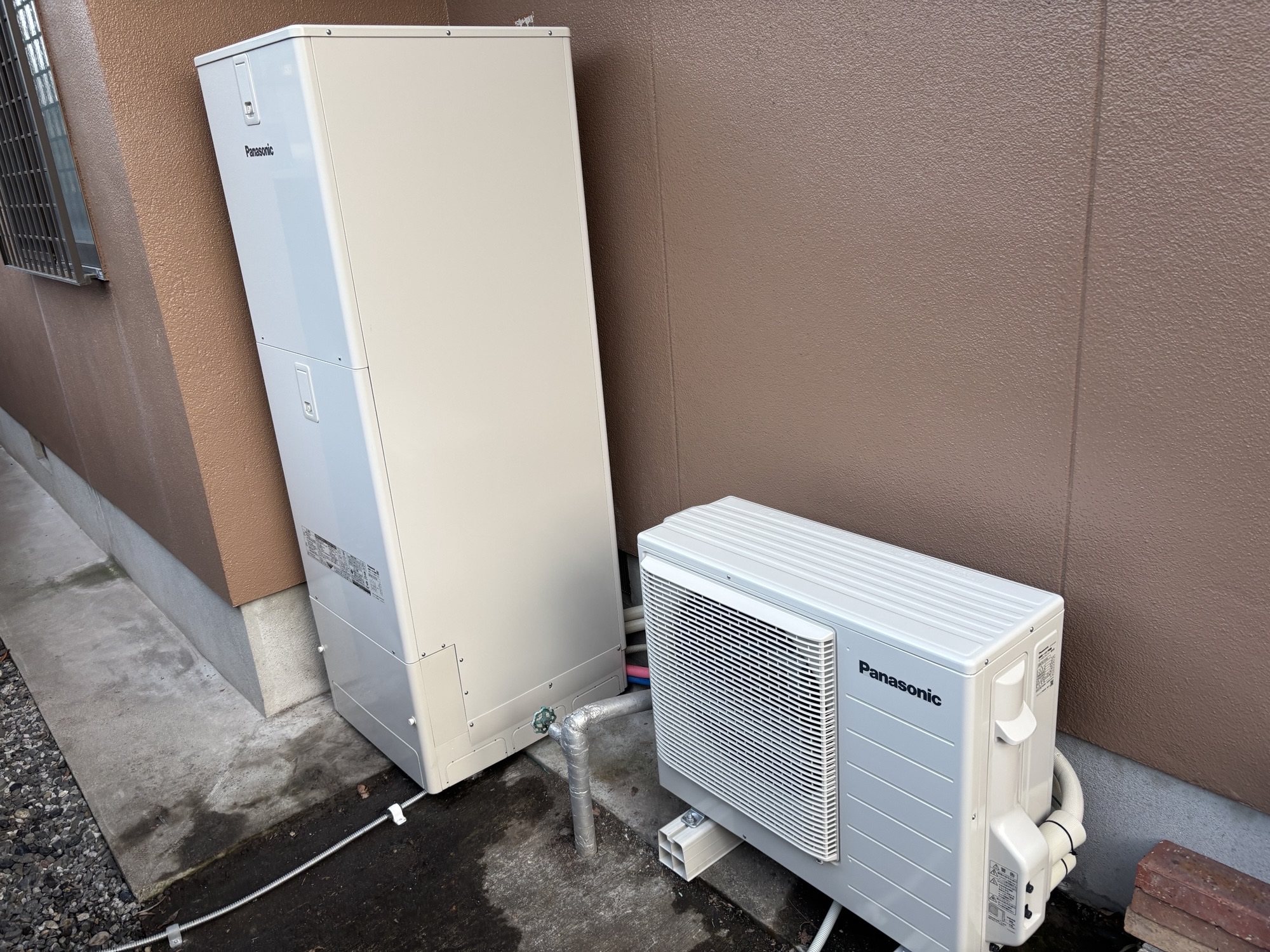 大分市S様邸エコキュート パナソニックHE-S37LQS工事後写真