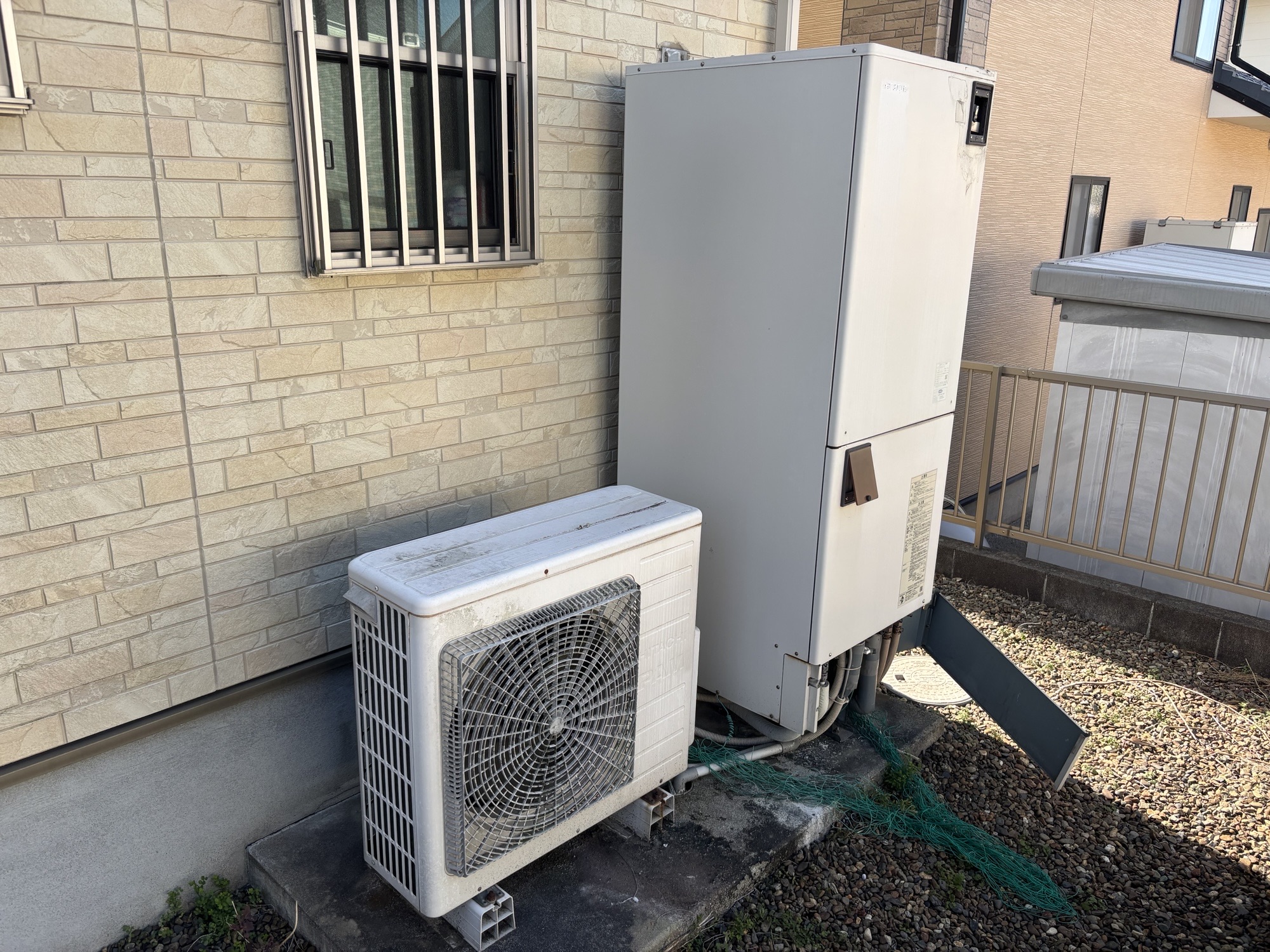 大分市K様邸エコキュート交換　三菱SRT-S467工事前写真