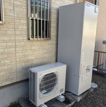 大分市Kエコキュートの施工事例工事後写真