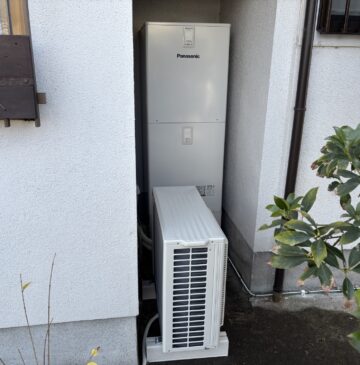 由布市Nエコキュートの施工事例工事後写真