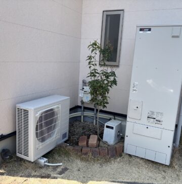 大分市Aエコキュートの施工事例工事後写真