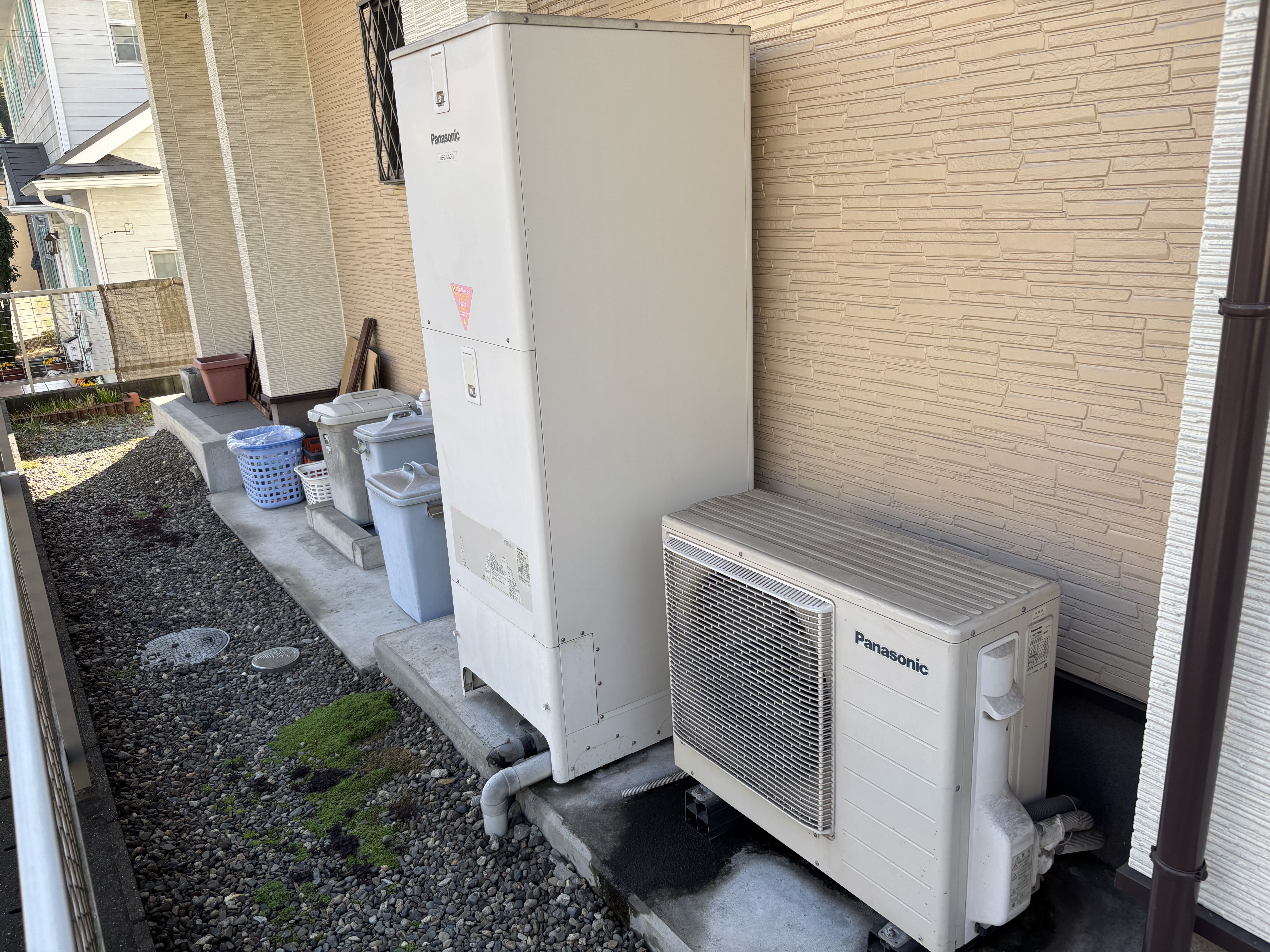 大分市M様邸エコキュート交換施工事例工事前写真