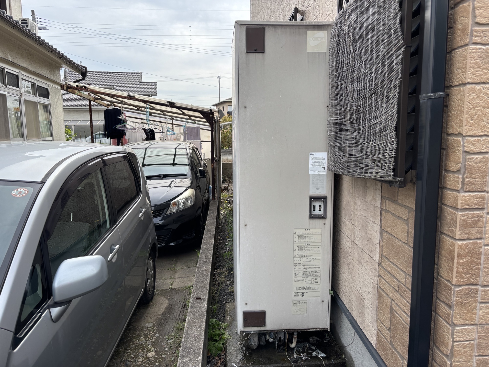 大分市T様邸電気温水器～エコキュート交換工事前写真