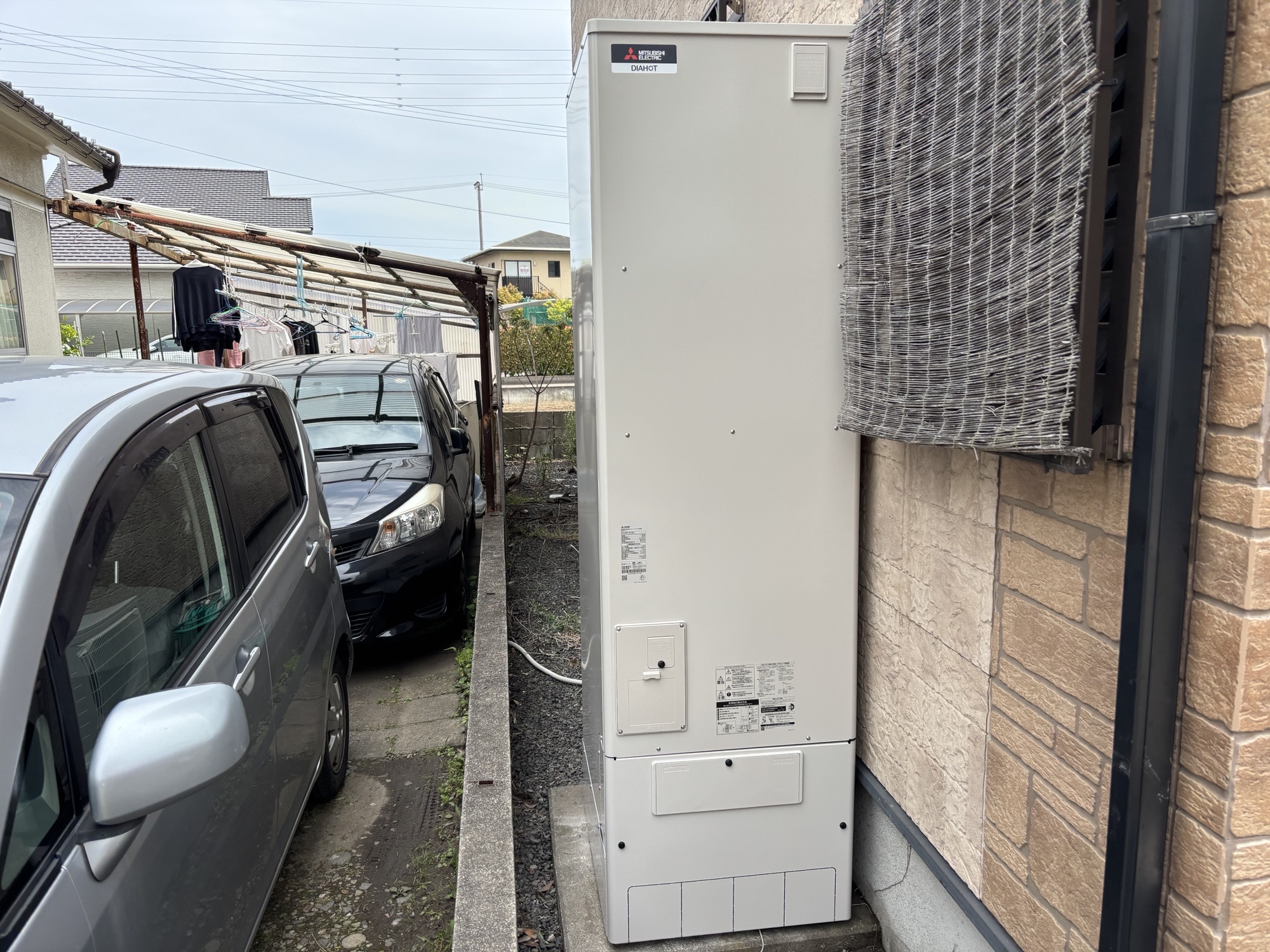 大分市T様邸電気温水器～エコキュート交換工事後写真