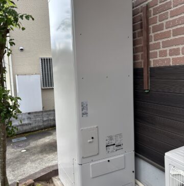 由布市Nエコキュートの施工事例工事後写真