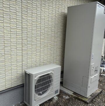 日出町Yエコキュートの施工事例工事後写真
