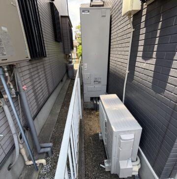 大分市S様邸電気温水器～エコキュート工事後写真