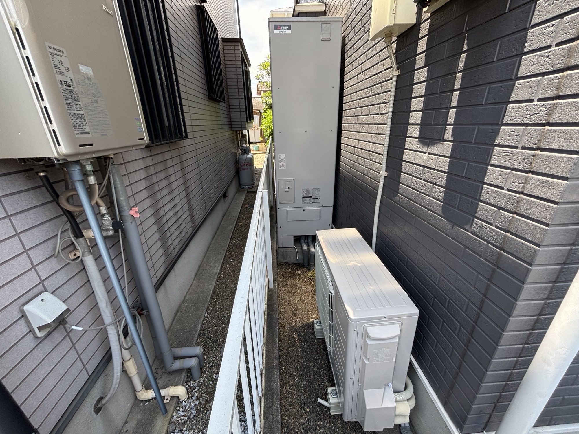 大分市S様邸電気温水器～エコキュート工事後写真