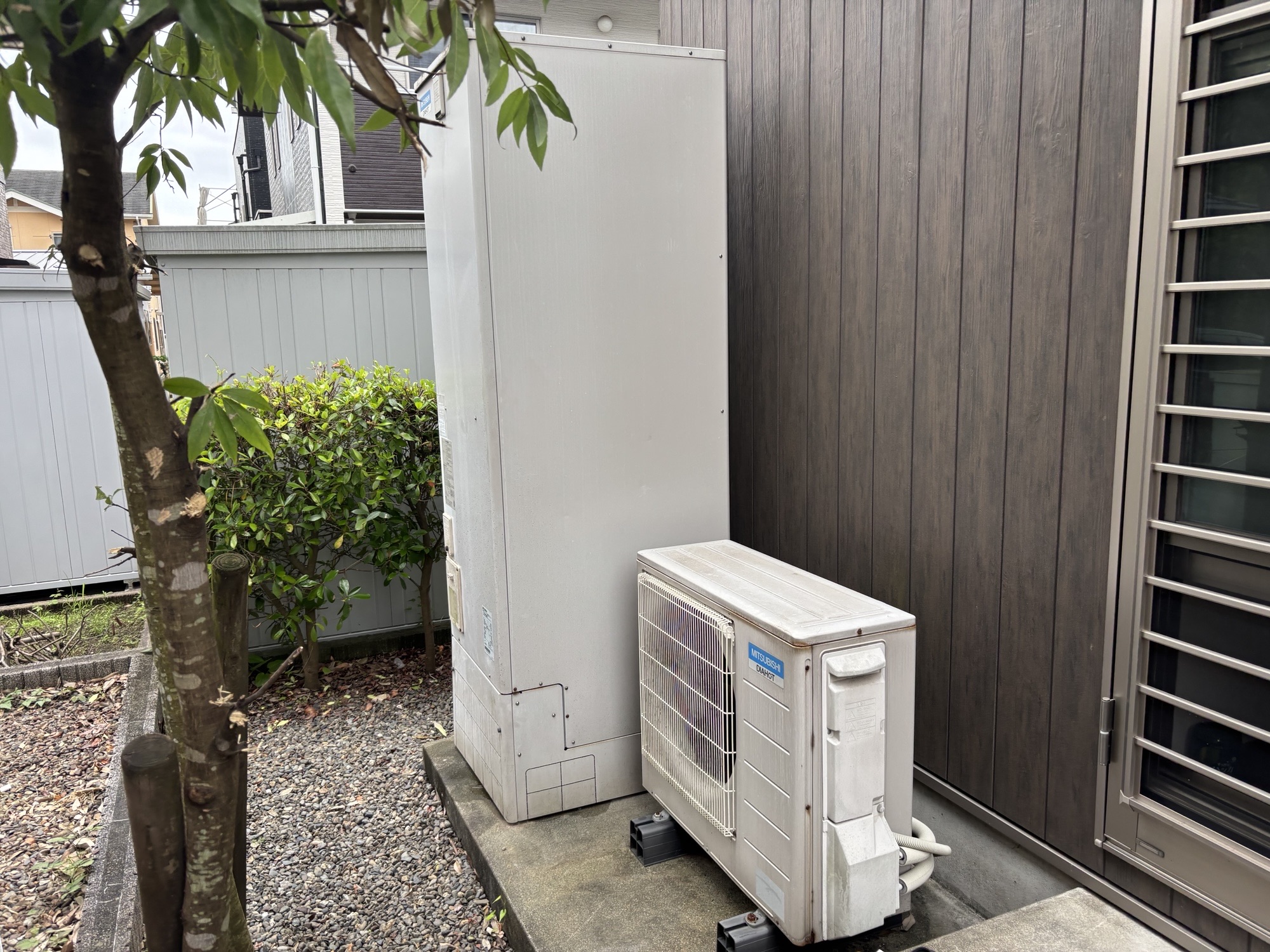 大分市I様邸エコキュート交換工事前写真