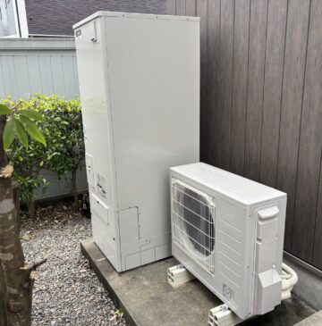 大分市Iエコキュートの施工事例工事後写真