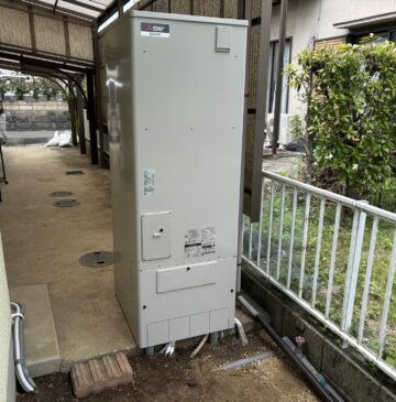 大分市Sエコキュートの施工事例工事後写真