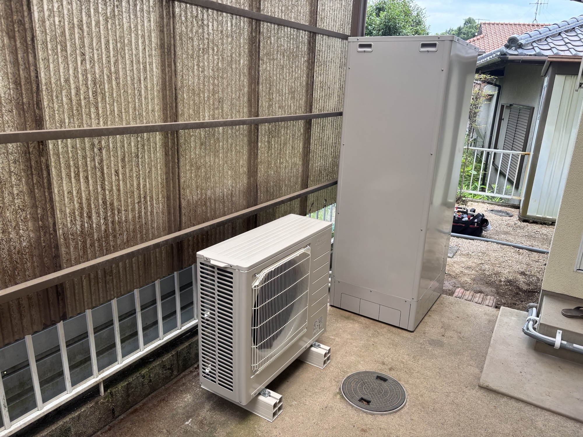 大分市S様邸電気温水器～エコキュート交換工事後写真2