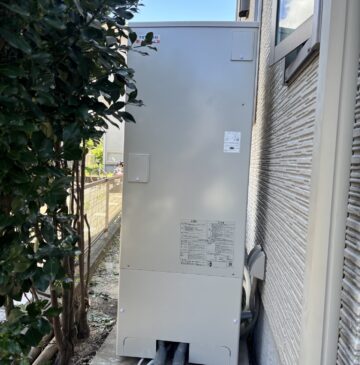 大分市Sエコキュートの施工事例工事後写真