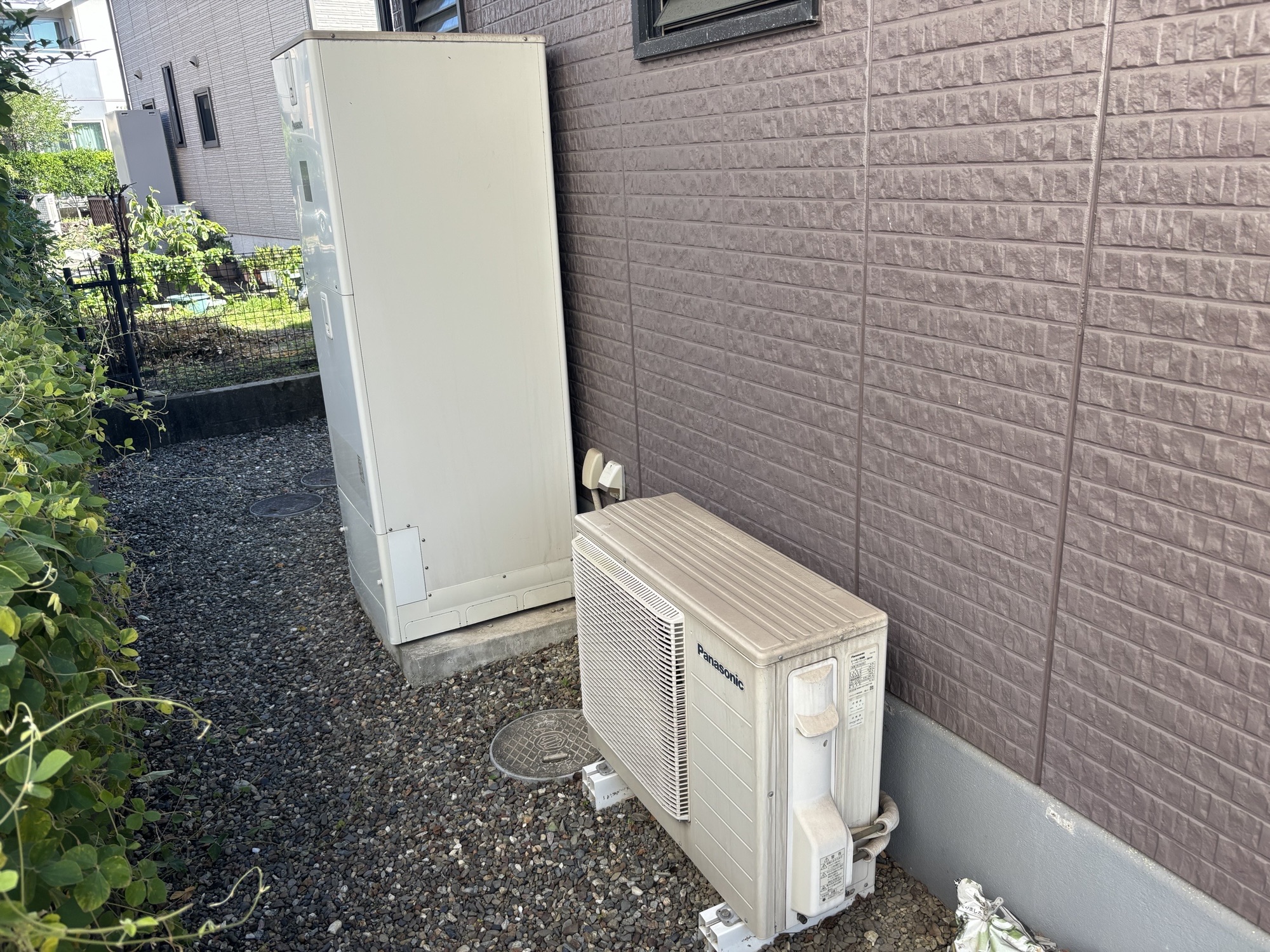 大分市Y様邸エコキュート交換工事前写真