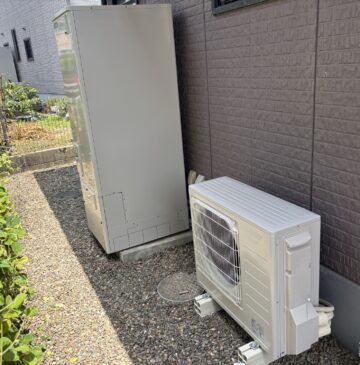 大分市Yエコキュートの施工事例工事後写真