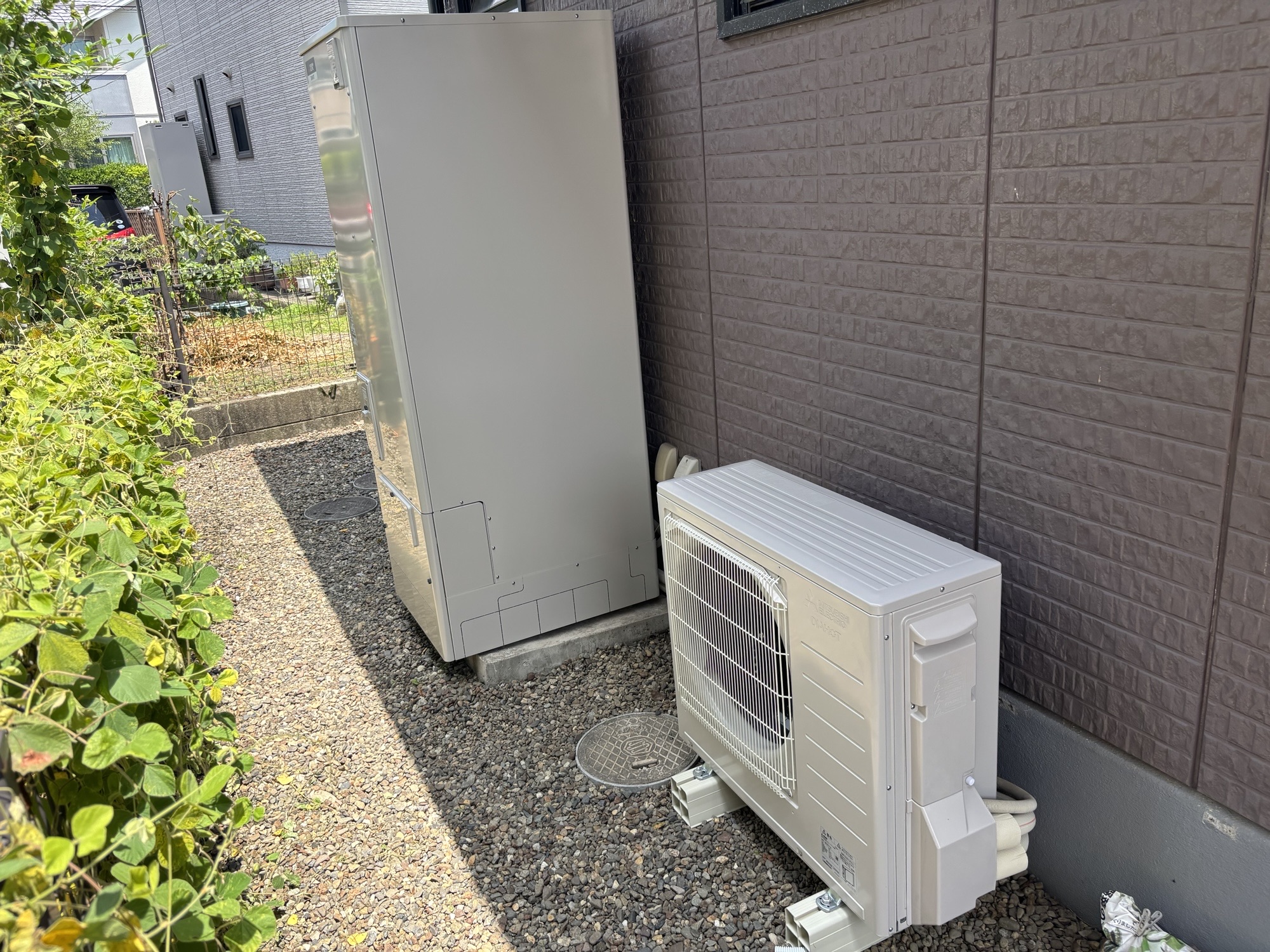 大分市Y様邸エコキュート交換工事後写真