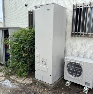 大分市Sエコキュートの施工事例工事後写真