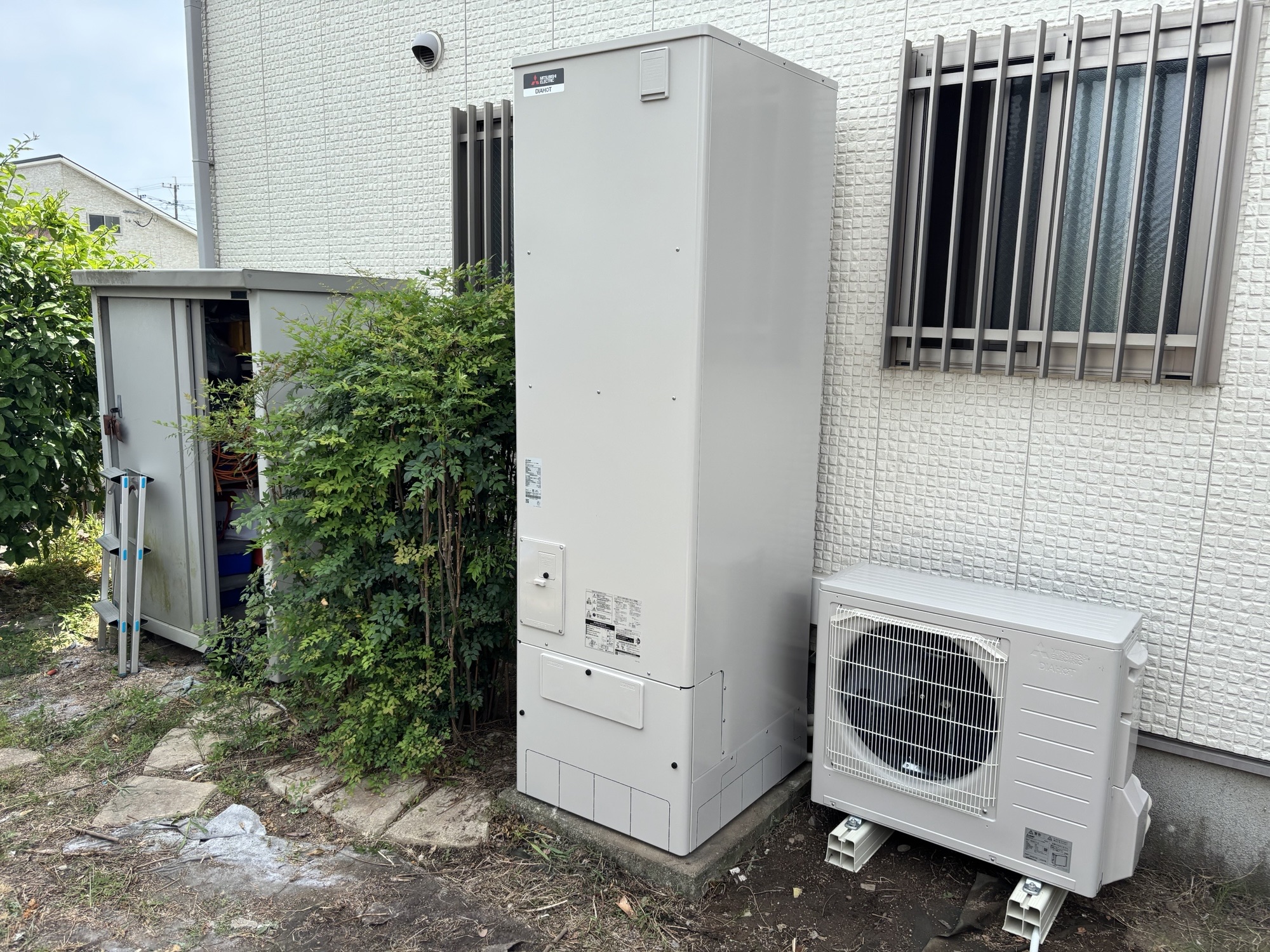 大分市S様邸電気温水器~エコキュート交換工事後写真