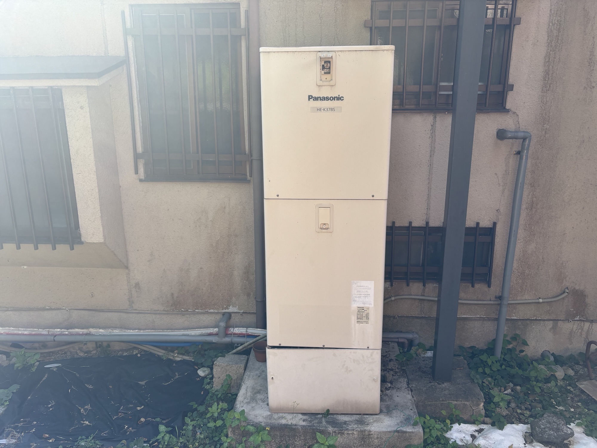 大分市S様邸エコキュート交換工事前写真