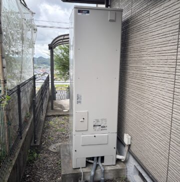 大分市Aエコキュートの施工事例工事後写真