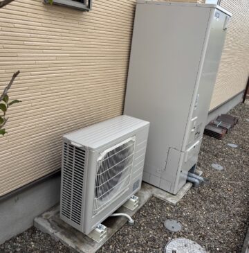 大分市Mエコキュートの施工事例工事後写真